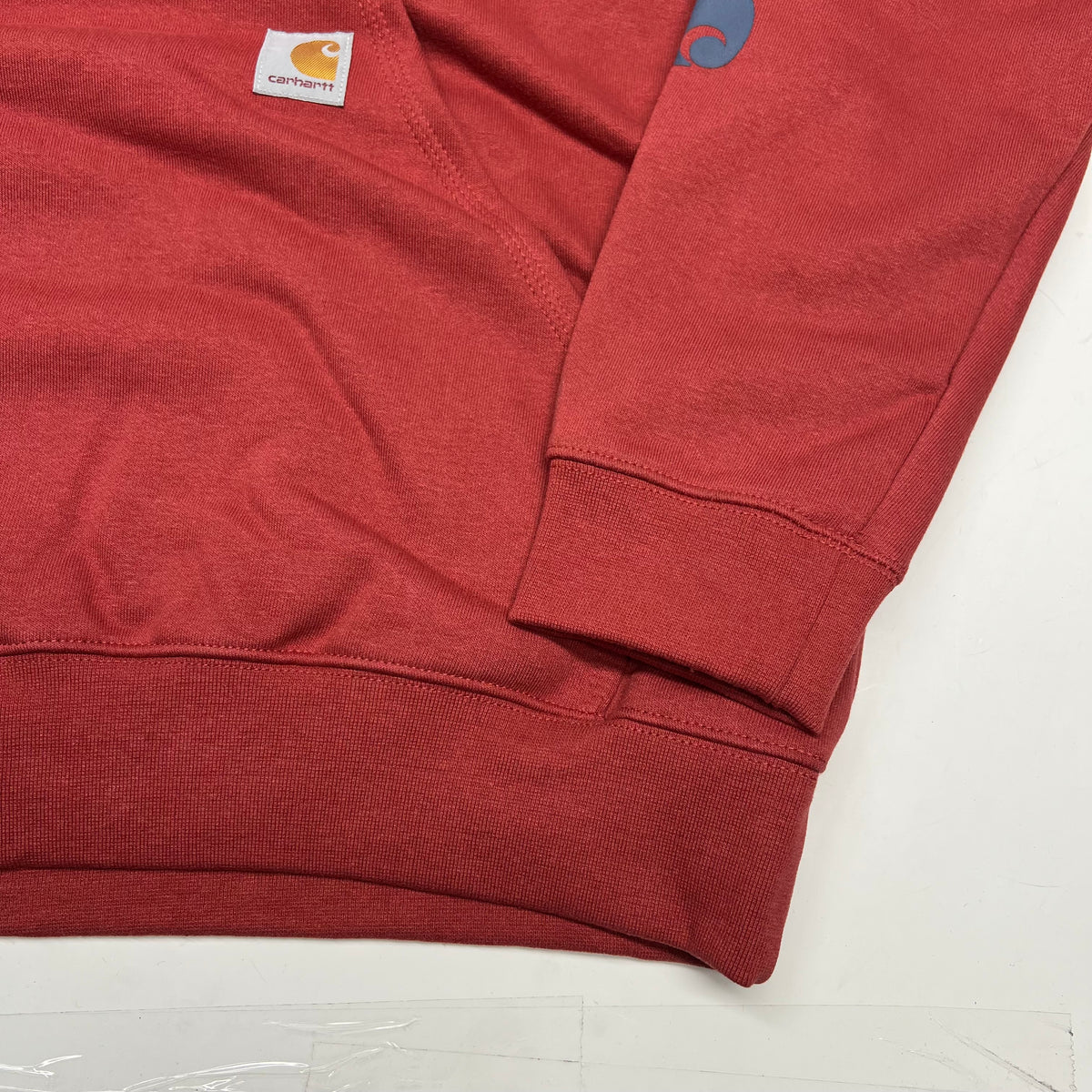 CARHARTT Iconic K288 Logo Sweatshirt Men's Sz Tall L Red K288-RE0 TS0288-M