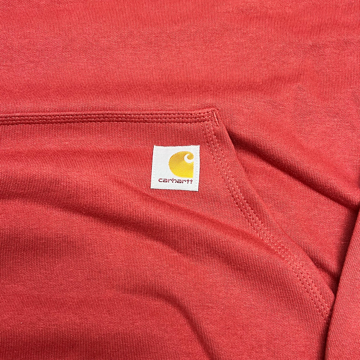 CARHARTT Iconic K288 Logo Sweatshirt Men's Sz Tall L Red K288-RE0 TS0288-M