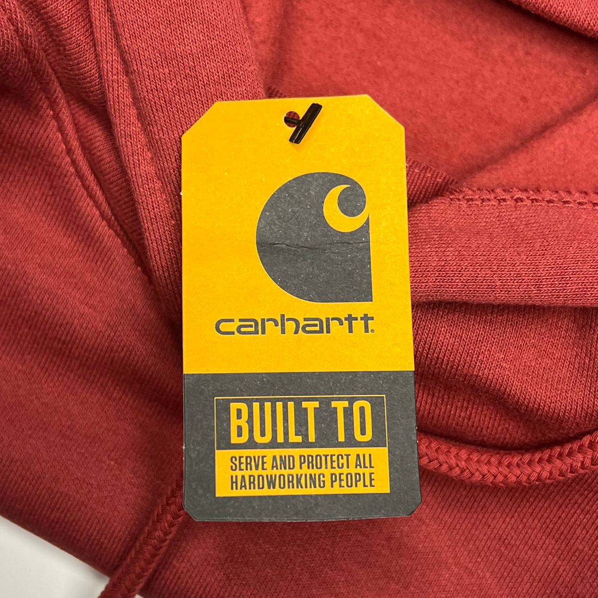 CARHARTT Iconic K288 Logo Sweatshirt Men's Sz Tall L Red K288-RE0 TS0288-M