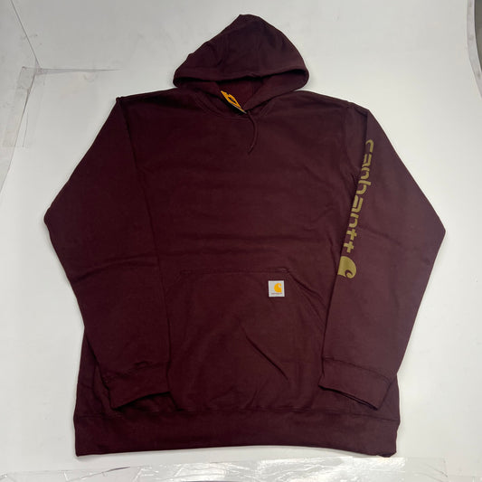 CARHARTT Iconic K288 Logo Graphic Sweatshirt Men's Sz Tall XL Port TS0288-M