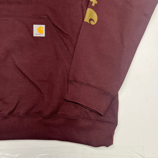 CARHARTT Iconic K288 Logo Graphic Sweatshirt Men's Sz Tall XL Port TS0288-M