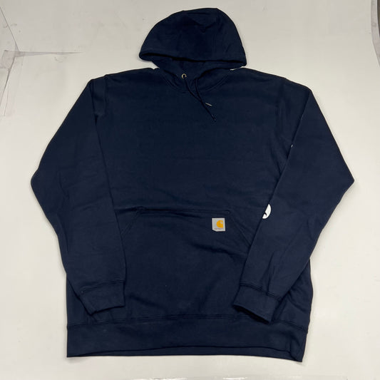 CARHARTT Iconic K288 Logo Graphic Sweatshirt Men's Sz Tall L New Navy TS0288-M