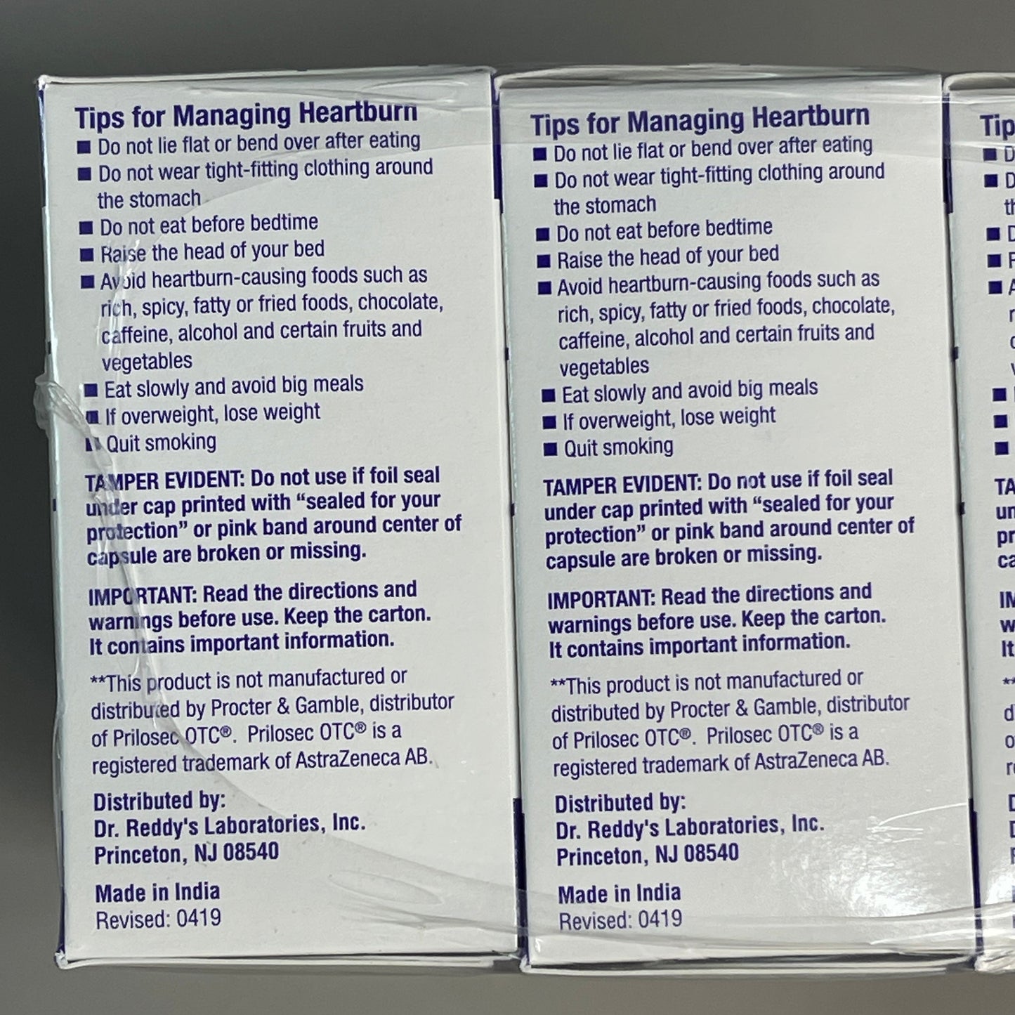 ZA@ Pallet of OMEPRAZOLE Delayed-Release 20 mg Acid Reducer *EXPIRED 12/22* (AS-IS)
