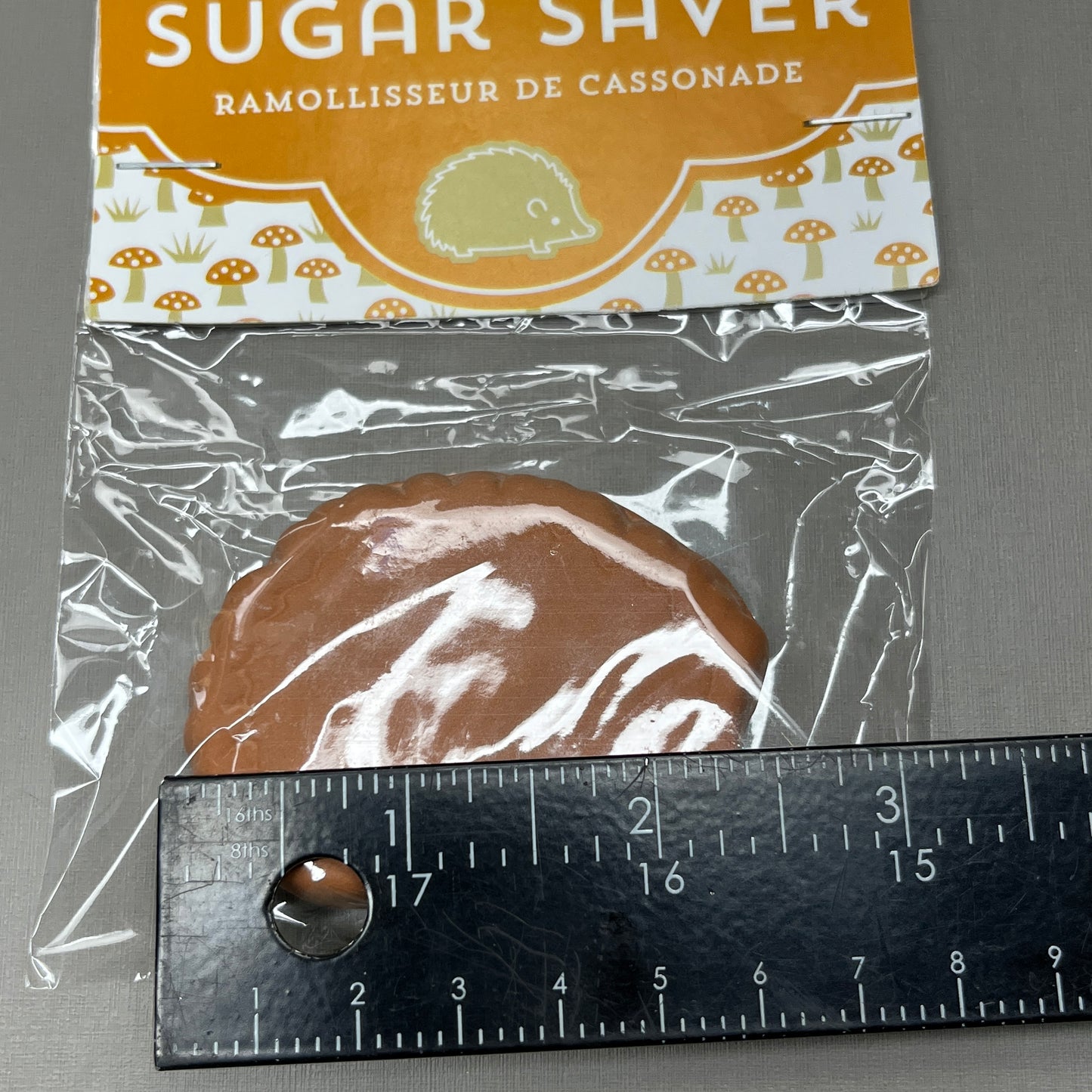 NOW DESIGNS 3-PACK! Terracotta Herriot Hedgehog Sugar Saver 2.5" x 2" 5075003 (New)