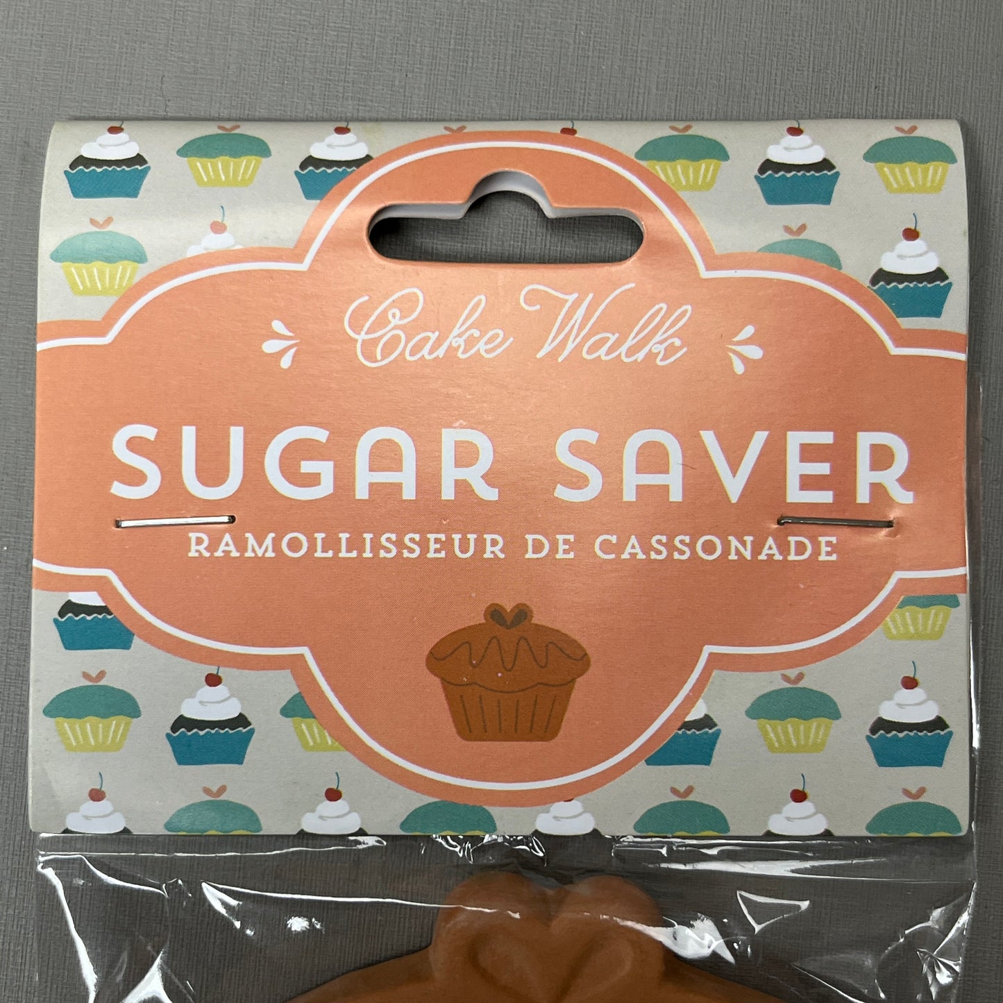 NOW DESIGNS 3-PACK! Terracotta Cake Walk Sugar Saver 2.5" x 3" 5075008 (New)