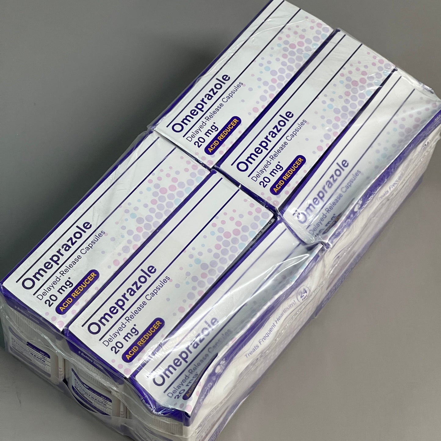 ZA@ Pallet of OMEPRAZOLE Delayed-Release 20 mg Acid Reducer *EXPIRED 12/22* (AS-IS)