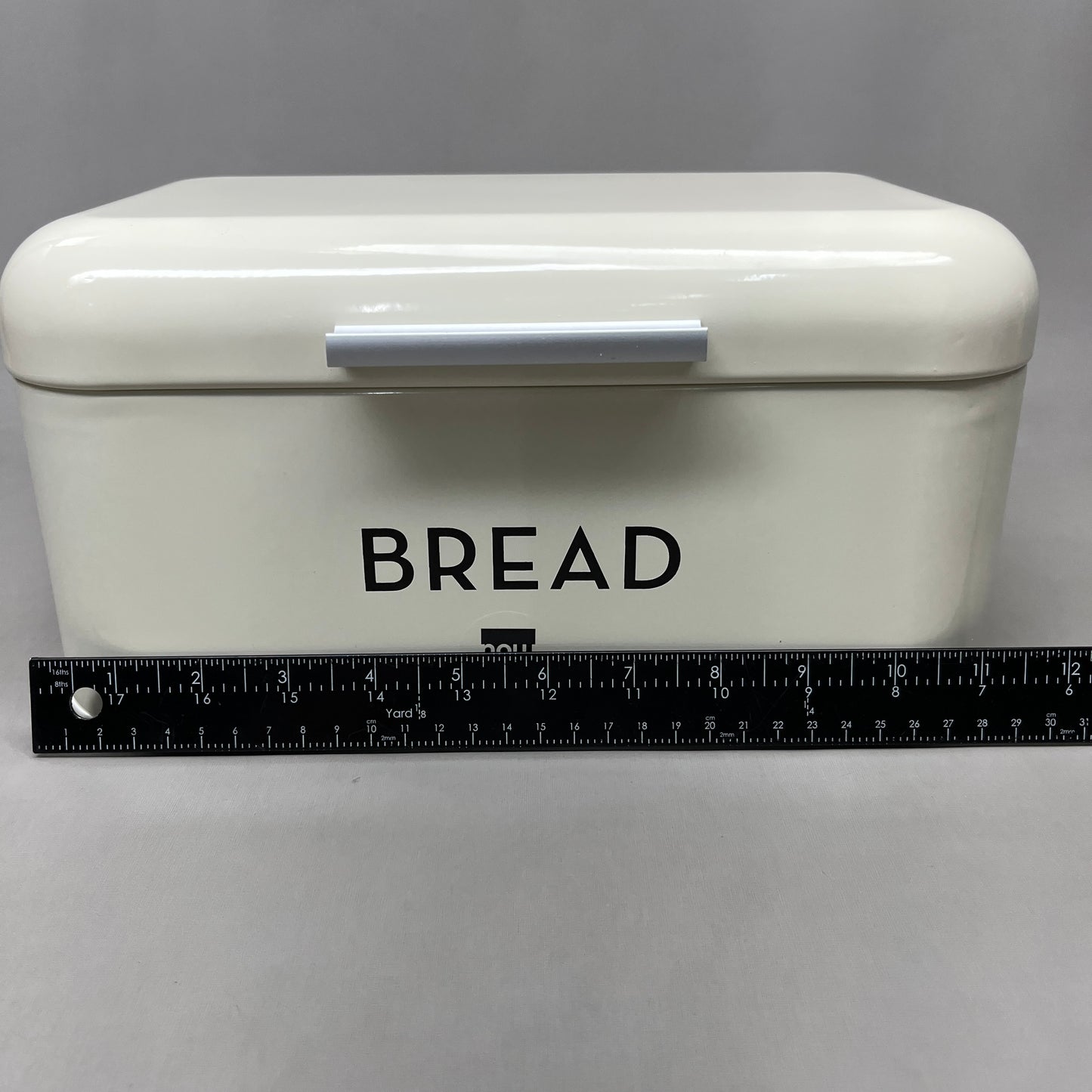 NOW DESIGNS Ivory Bread Bin Bread Storage 11.5" x 6" x 7" Beige 5003004 (New)
