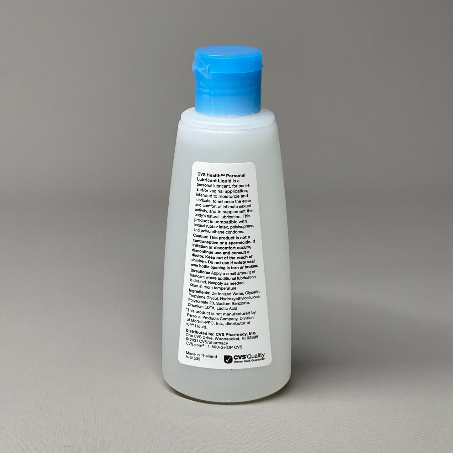 ZA@ CVS HEALTH (2 PACK) Personal Lubricant Water-Based 5.6 oz Each Exp 05/25 E