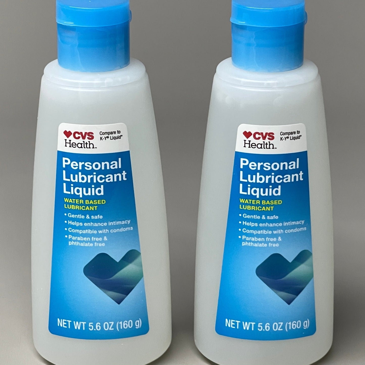 CVS HEALTH (2 PACK) Personal Lubricant Water-Based 5.6 oz Each Exp 05/25