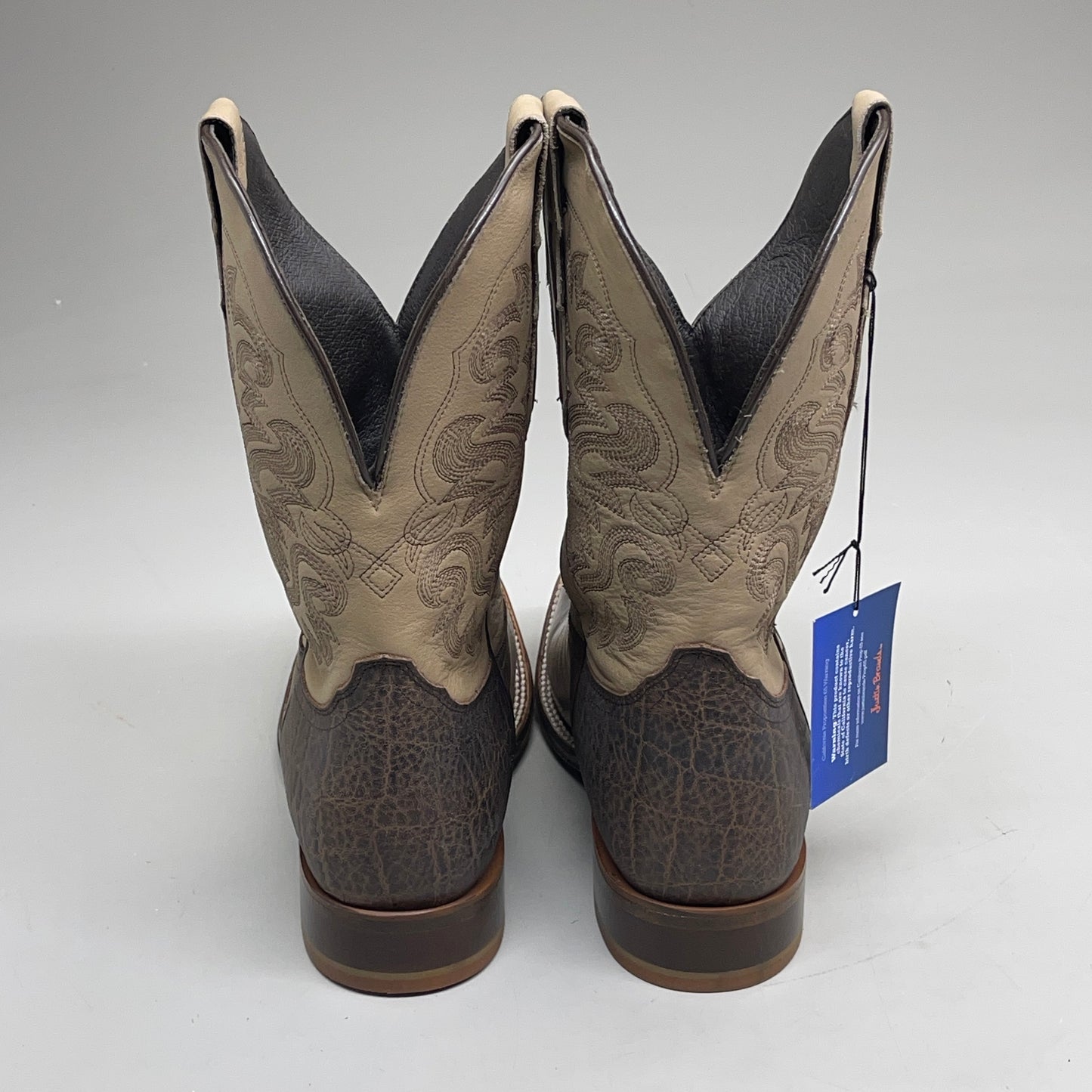 Tony Lama Jingle Bob Brown Print Style #TL3021 Men's Size 10 EE