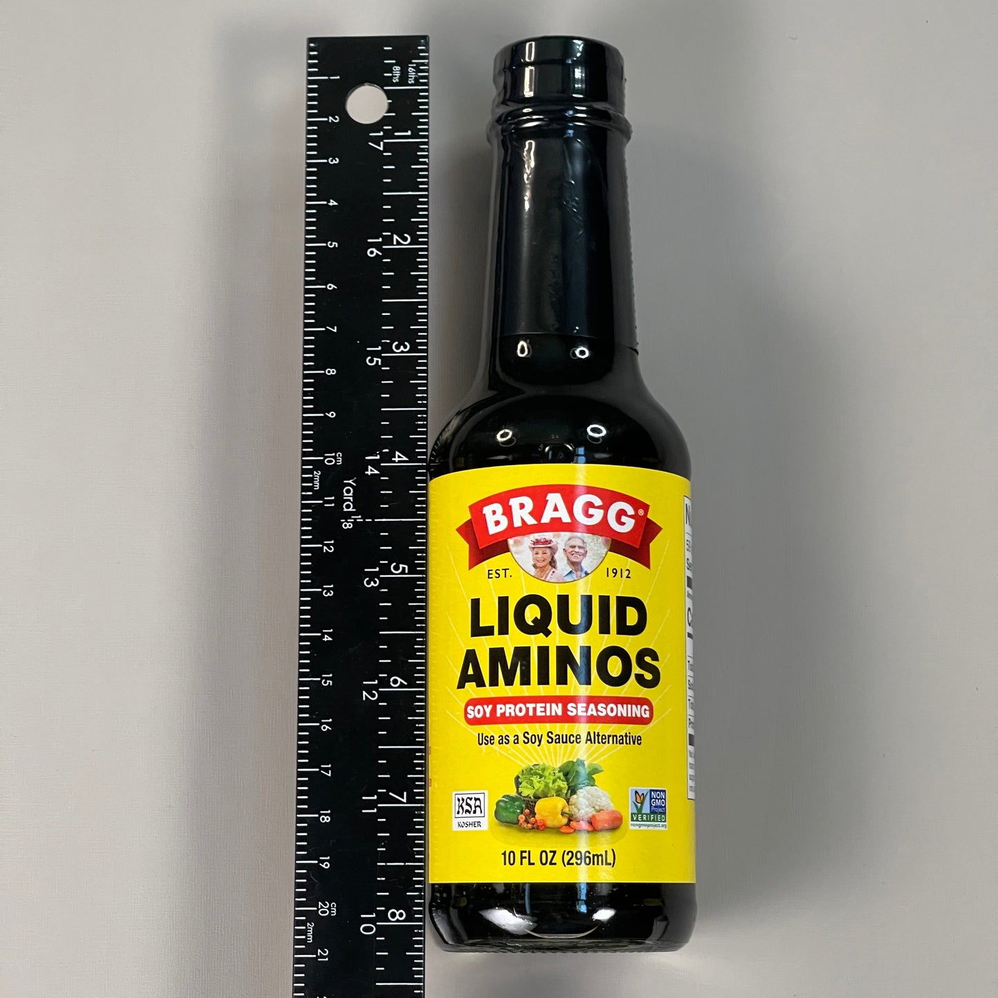 ZA@ BRAGG Pack of 9 Liquid Aminos Soy Protein Seasoning Soy Sauce Alternative 10 fl oz Exp 01/2024 (New)