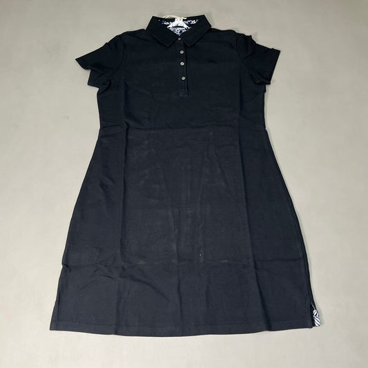 TOMMY BAHAMA Paradise Short Sleeve Garment Polo Dress Sz XS Black SW620839 (New)