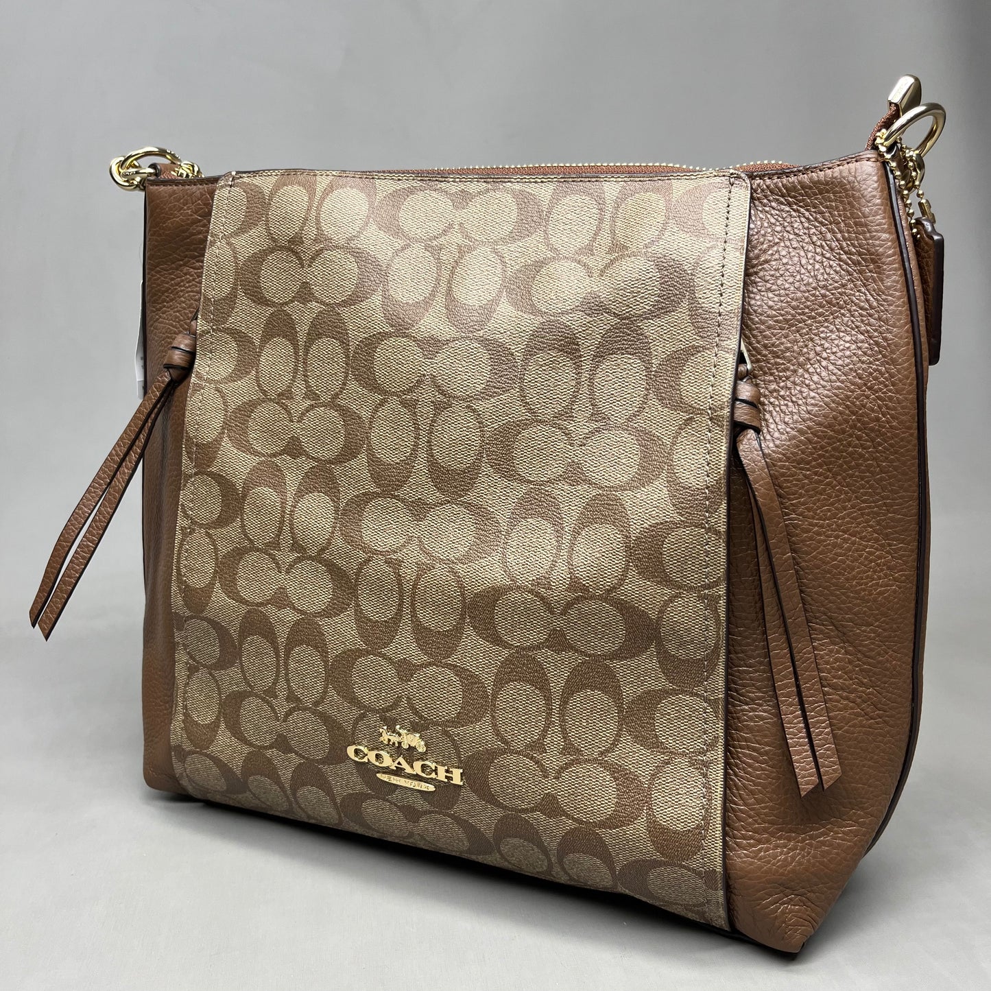 Coach marlon hobo in signature canvas deals