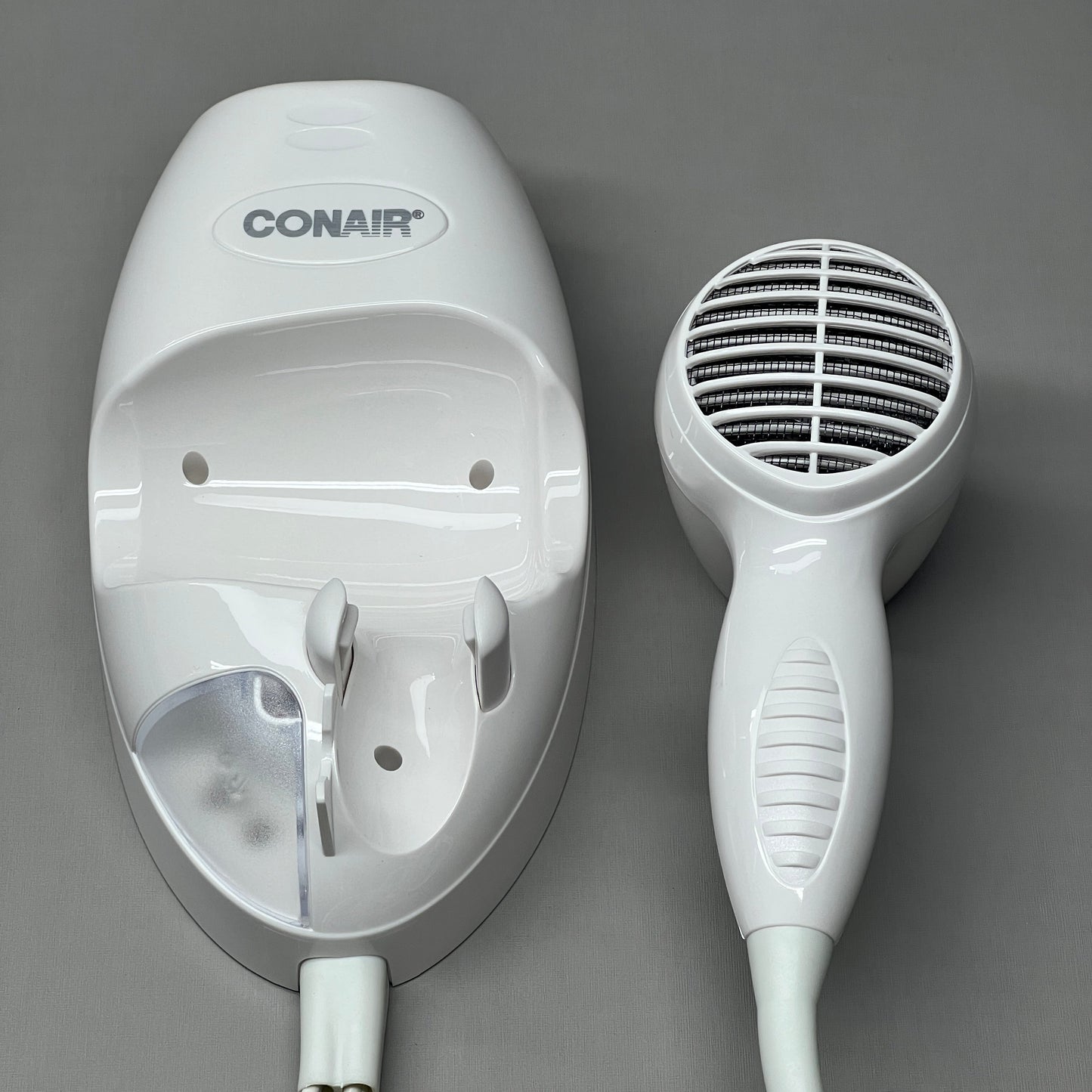 ZA@ CONAIR 1600 Watt Wall Mount Hair Dryer 134W w/LED Night Light (Distressed Box) A