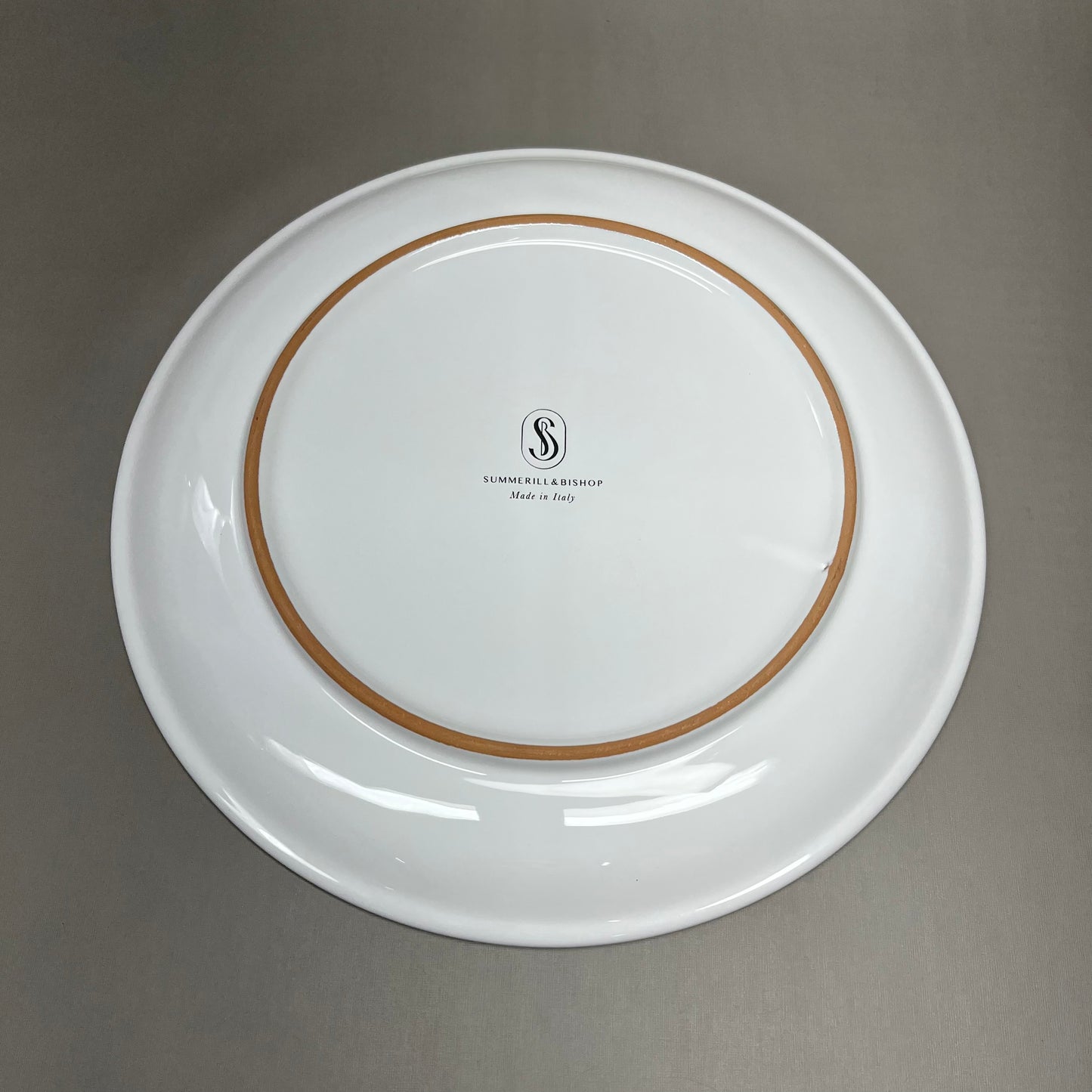 SUMMERHILL & BISHOP LOT OF 2! Ceramic Dinner Plate Season Green, 11.5 in Diam. (New)