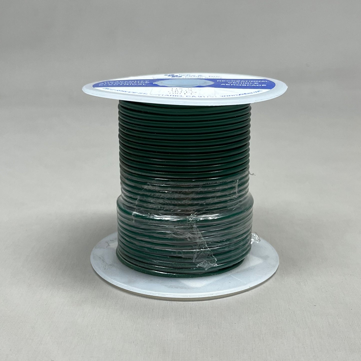 BEE WIRE & CABLE INC. 100' Heavy Duty Green Cable 118-3A (New)