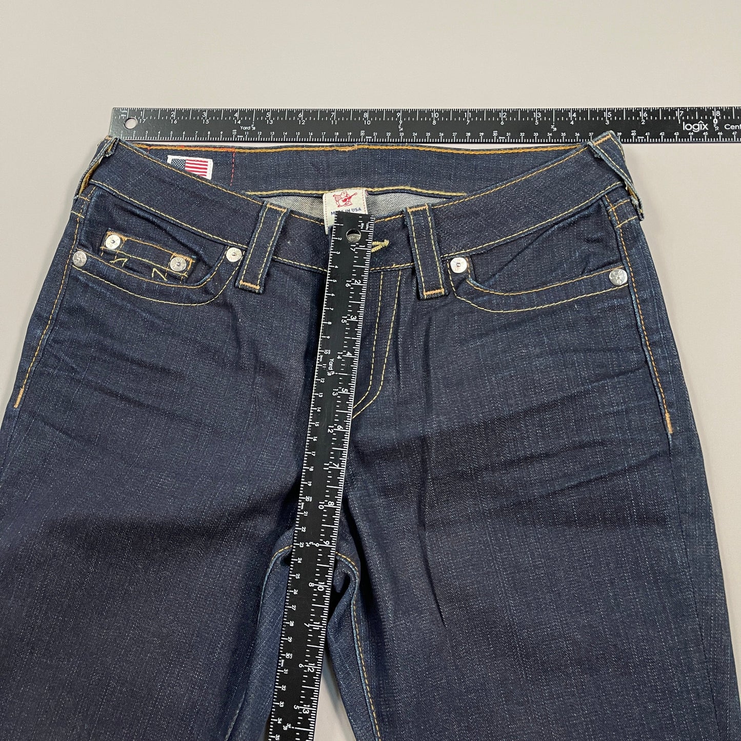 TRUE RELIGION Denim Skinny Jeans USA Women's Sz 27 (measures 31") Blue (New Other)