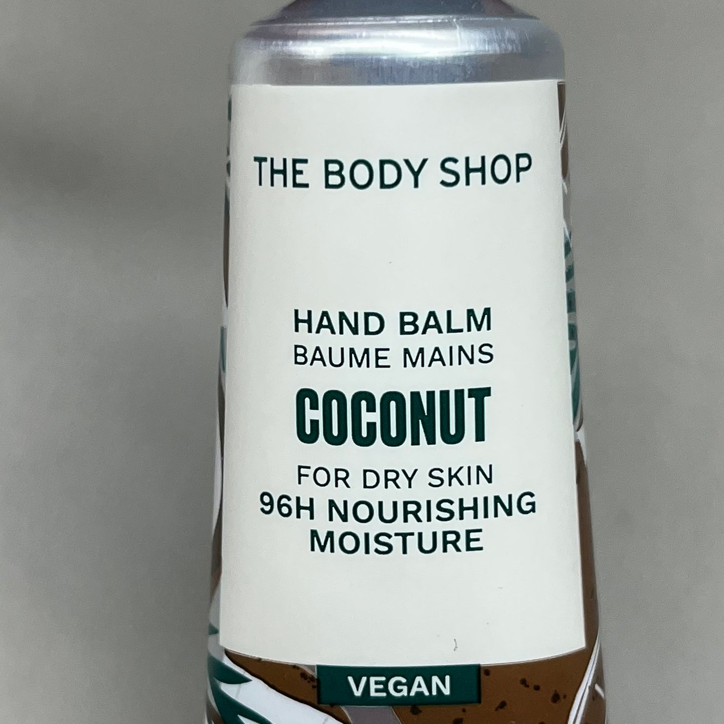 THE BODY SHOP 2 PACK!! Coconut Hand Balm For Dry Skin Vegan 1.0 oz XV503LB (New)