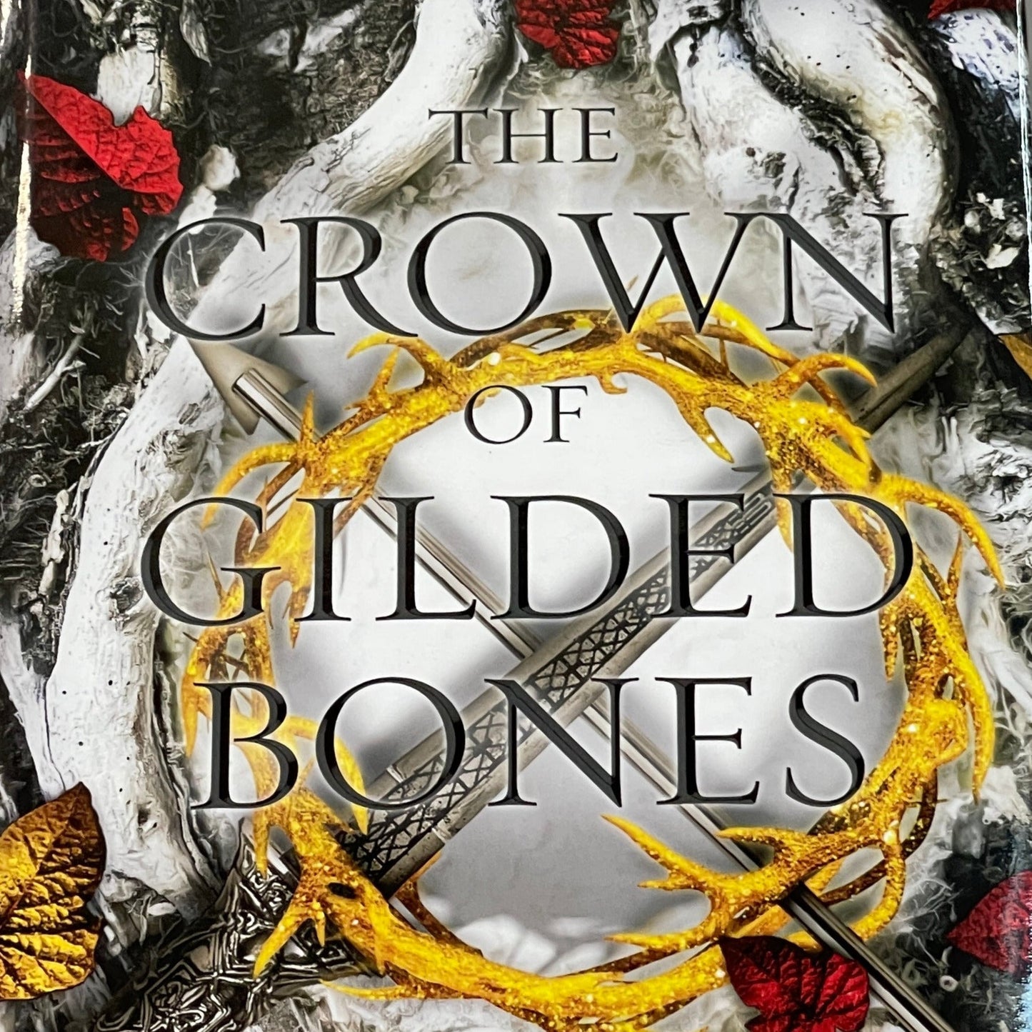 ZA@ THE CROWN OF GILDED BONES (Blood and Ash, 3) Hardcover Jennifer L. Armentrout (New Other)
