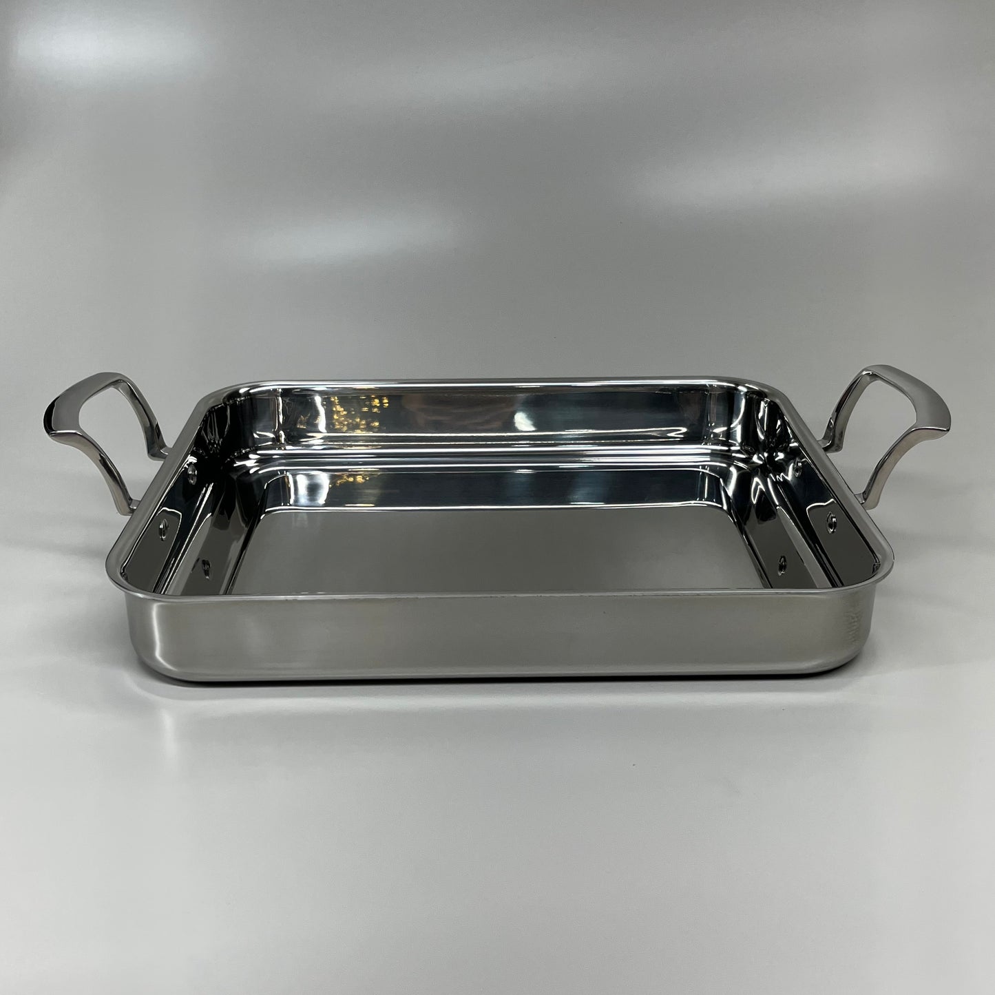 BROWNE Thermalloy Square Stainless Steel Roast Pan 14"x11.4"x2" 5724176 (New)
