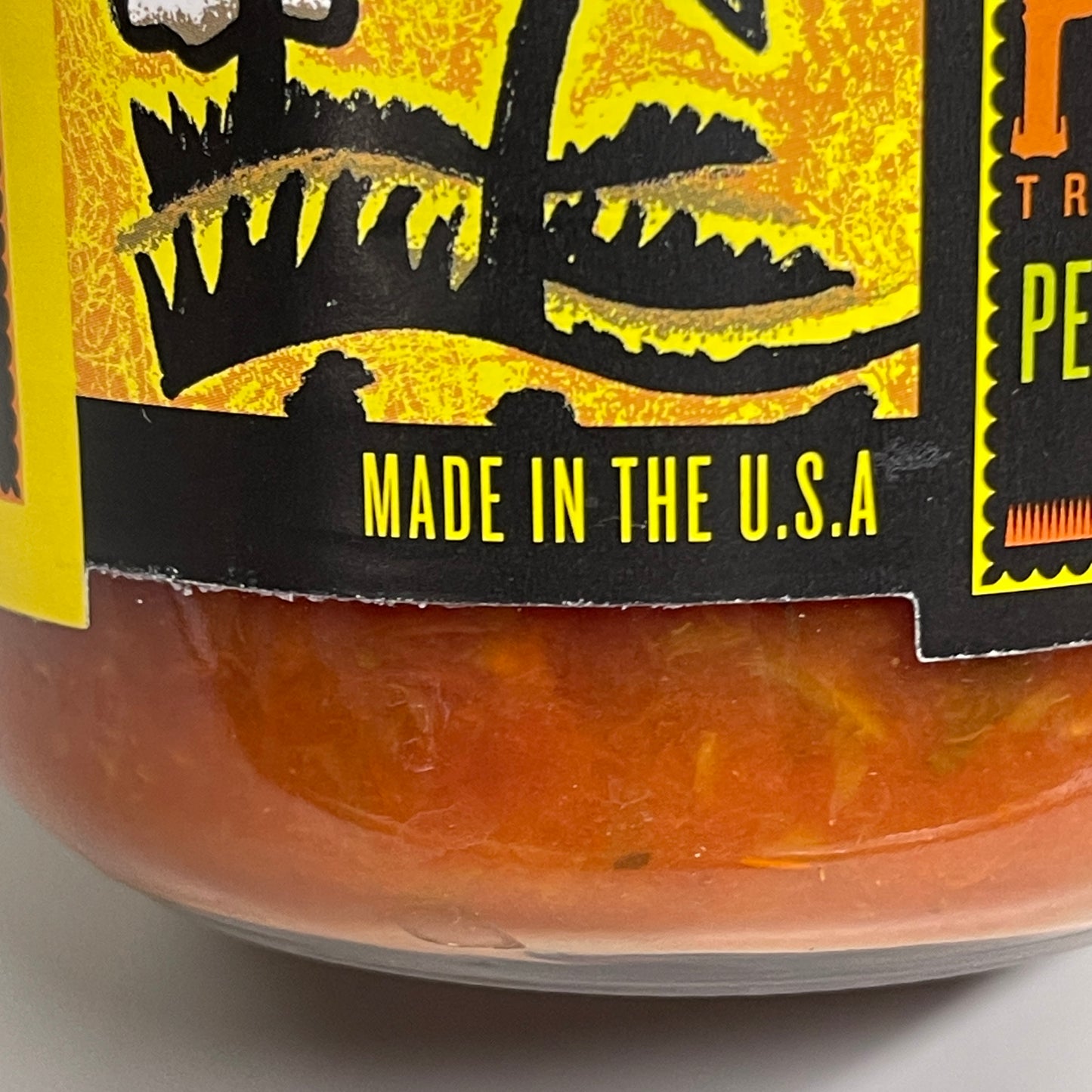 ZA@ DESERT PEPPER TRADING CO (6 PACK) Peach Mango Salsa Medium 16 oz Jars BB 03/29