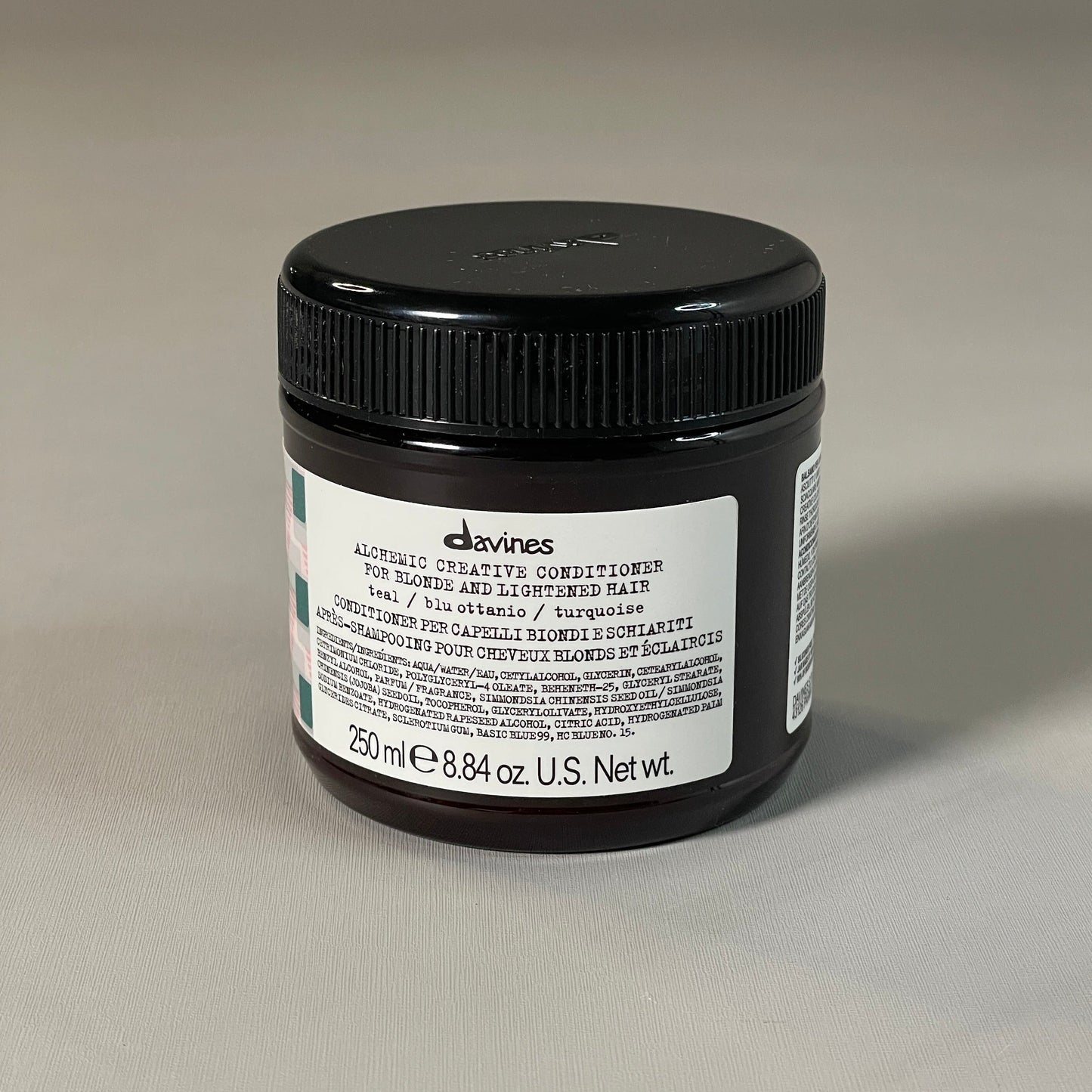 DAVINES Alchemic Creative Conditioner Teal For Blonde and Lightened Hair 8.84oz 67247 (New)