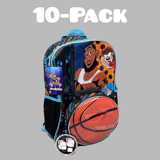 ACCESSORY INNOVATIONS Space Jam 10-PK (LeBron James) Backpack & Lunch Bag Blue