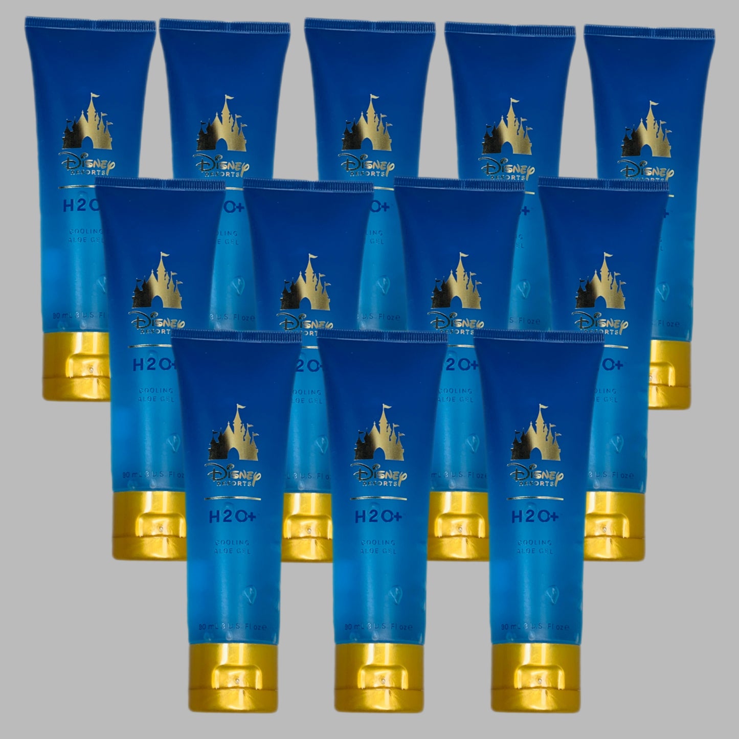 DISNEY Resorts (12 PACK) H2O+ Cooling Aloe Gel 3 oz Tube DISCONTINUED 19048 (New)