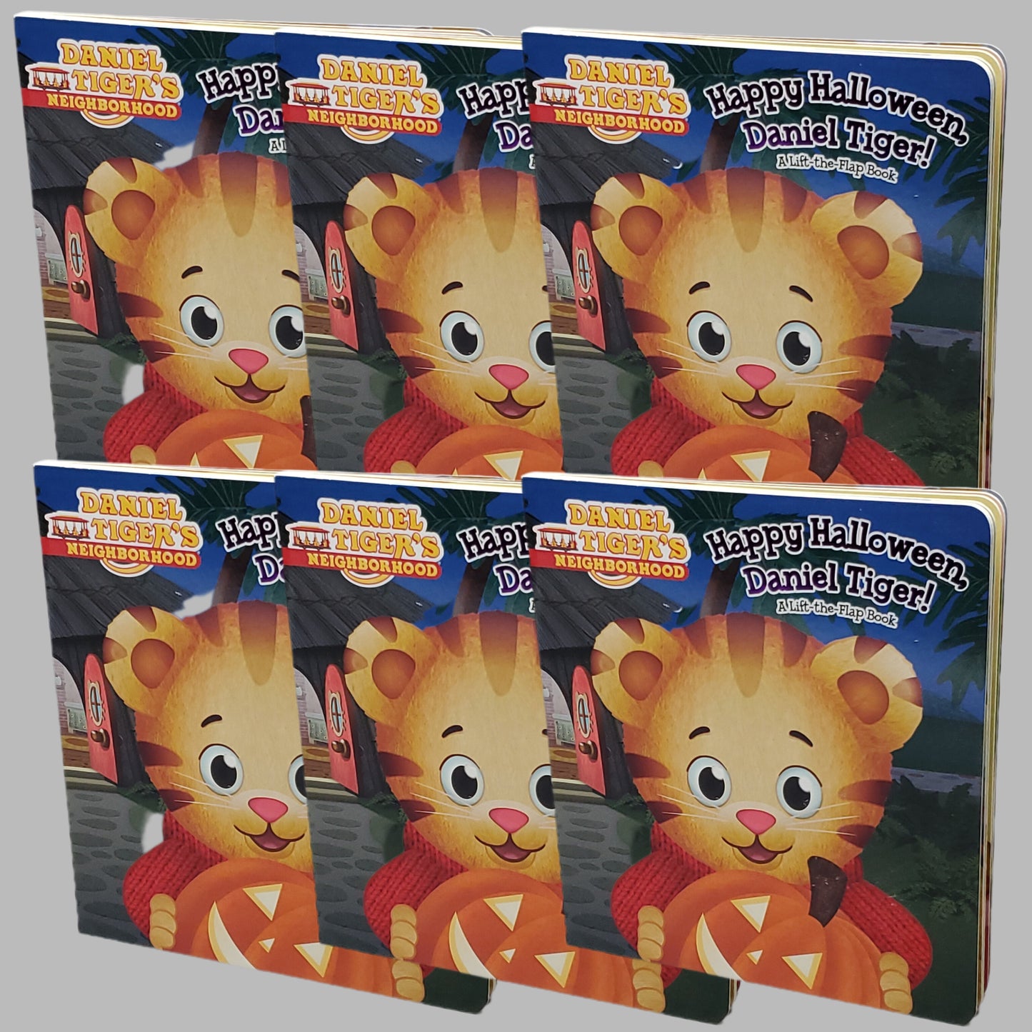 DANIEL TIGER'S NEIGHBORHOOD (6 PACK) Happy Halloween, Daniel Tiger! Hardback Book (New)