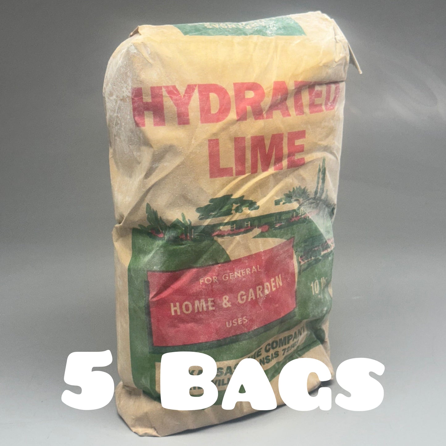 HYDRATED (5 Bags 50 lbs) LIME Home & Garden Uses