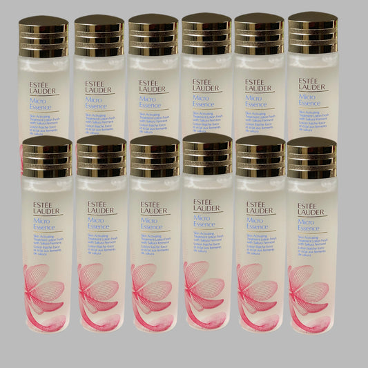 ZA@ ESTEE LAUDER Micro Essence (12 PACK) Skin Activating Treatment Lotion Sakura 6.7oz / 200mL (Copy) A