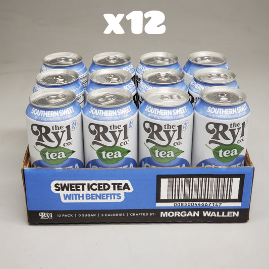 ZA@ THE RYL CO (144 Pack) Southern Sweet Iced Tea W/ Benefits 16 fl oz BB 05/25