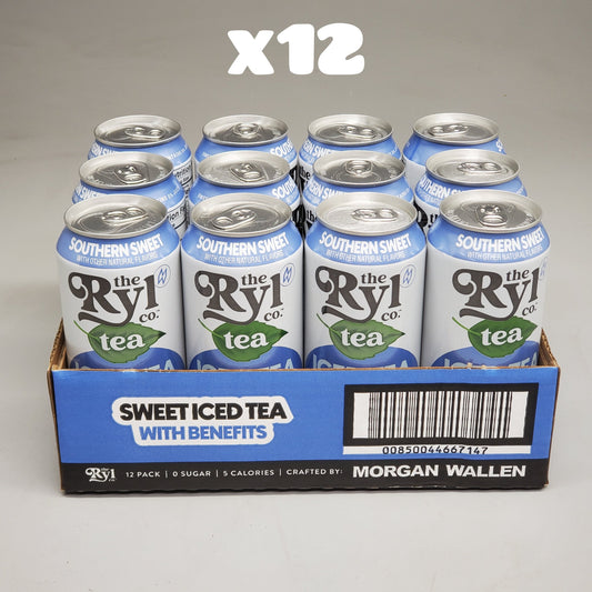 ZA@ THE RYL CO (144 Pack) Southern Sweet Iced Tea W/ Benefits 16 fl oz BB 05/25 C