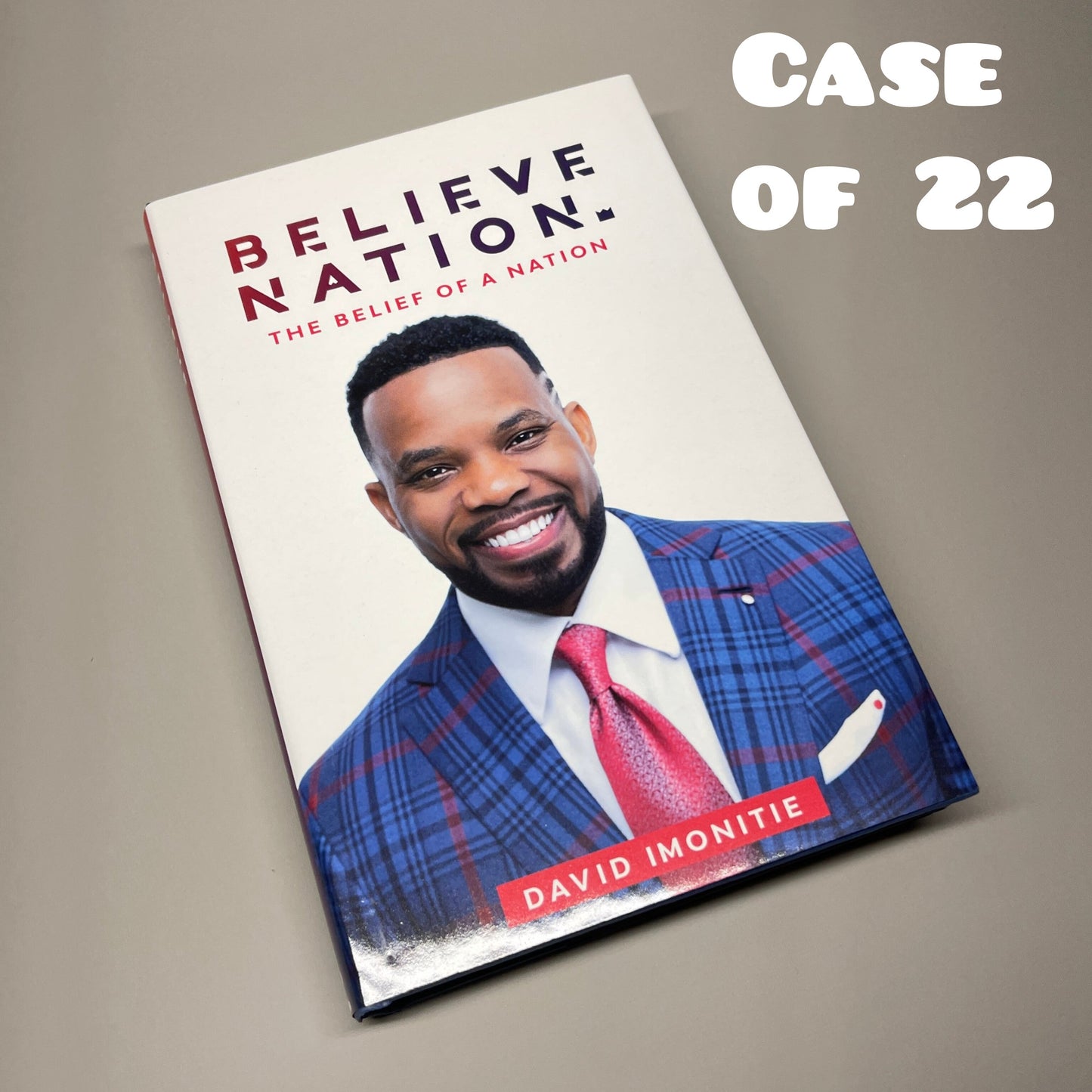 ZA@ BELIEVE NATION The Belief of a Nation (Case of 22) David Imonitie Hardcover Book G