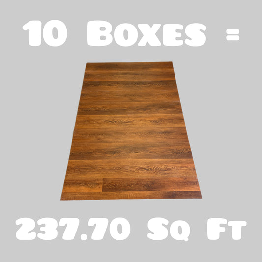 CALI Vinyl PRO Classic Saddlewood Waterproof Plank Flooring 10 Boxes 7 in W (237.70 sq ft)