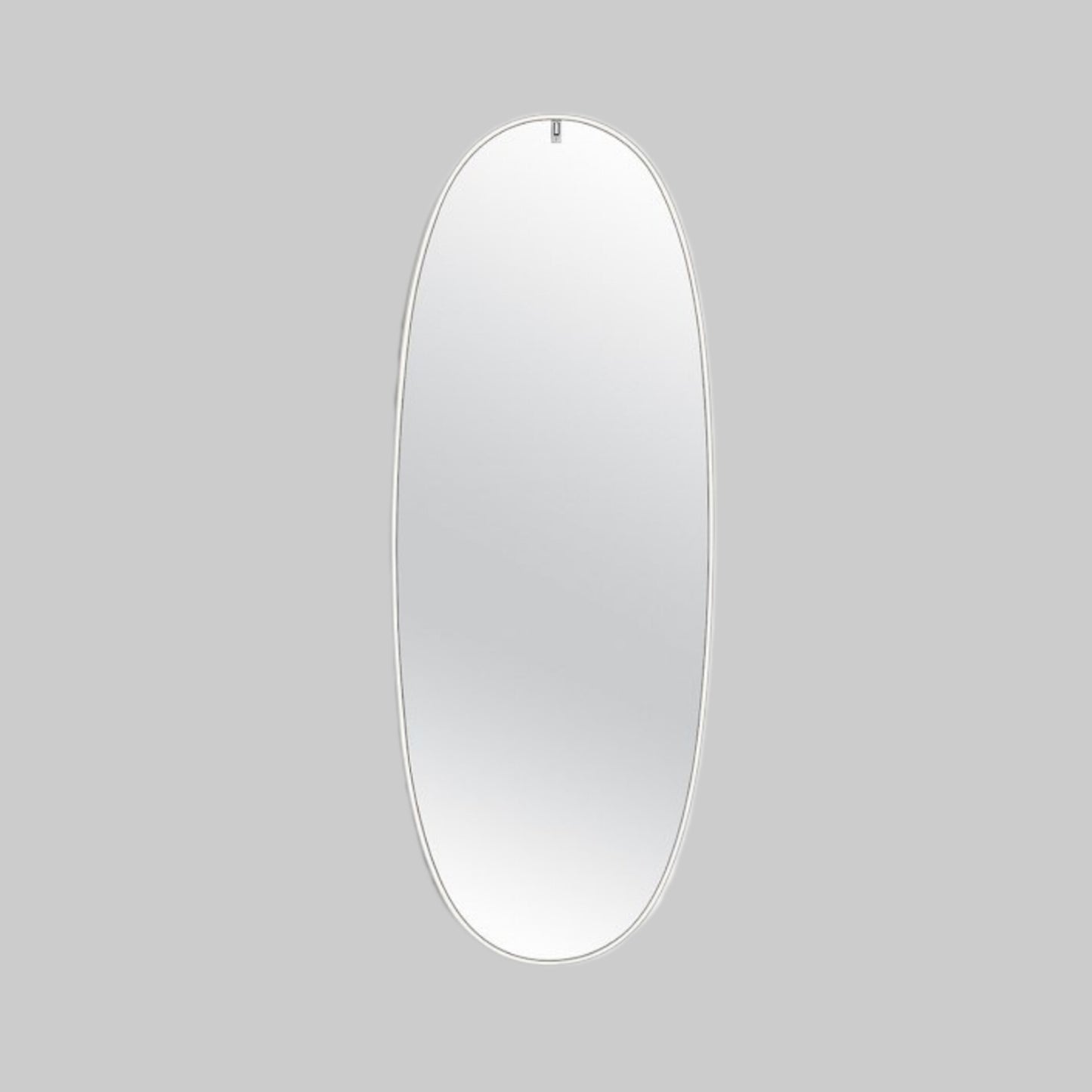 FLOS LA Plus Belle Plug US Brill Wall Mounted LED Mirror Silver 80" Aluminum Frame FU368164A (New)