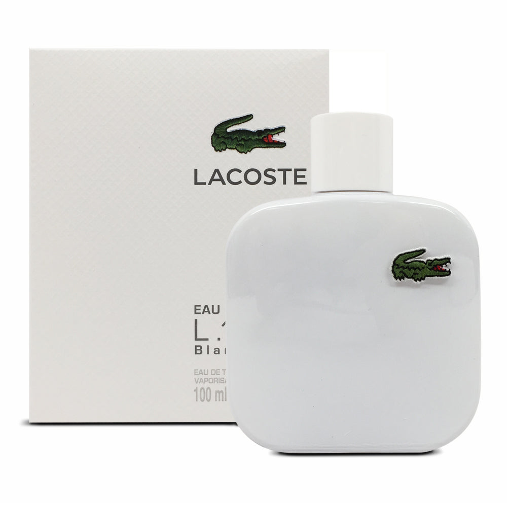 LACOSTE L.12.12 Blanc Eau De Toilette 3.3 Fl oz. White 2329 New