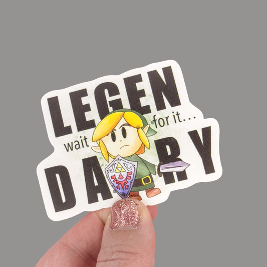 Hales Yeah Design Legendary Sticker ~3" at Longest Edge