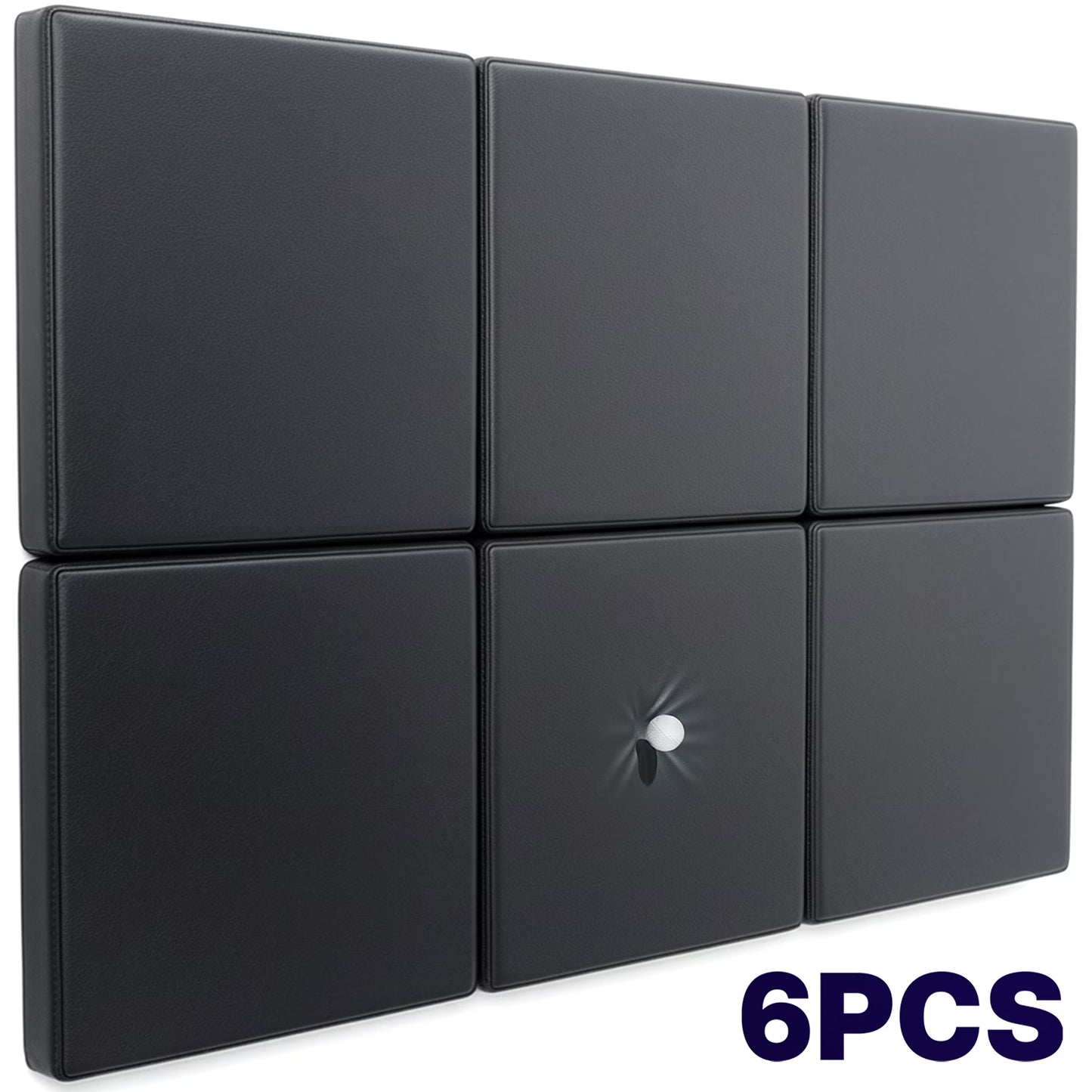 LIFE FIND (6 PACK) Wall Pads for Golf Simulator Sz 19"L x 19"W x 3"H, LF-WPP6