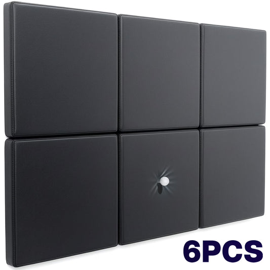 LIFE FIND (6 PACK) Wall Pads for Golf Simulator Sz 19"L x 19"W x 3"H, LF-WPP6