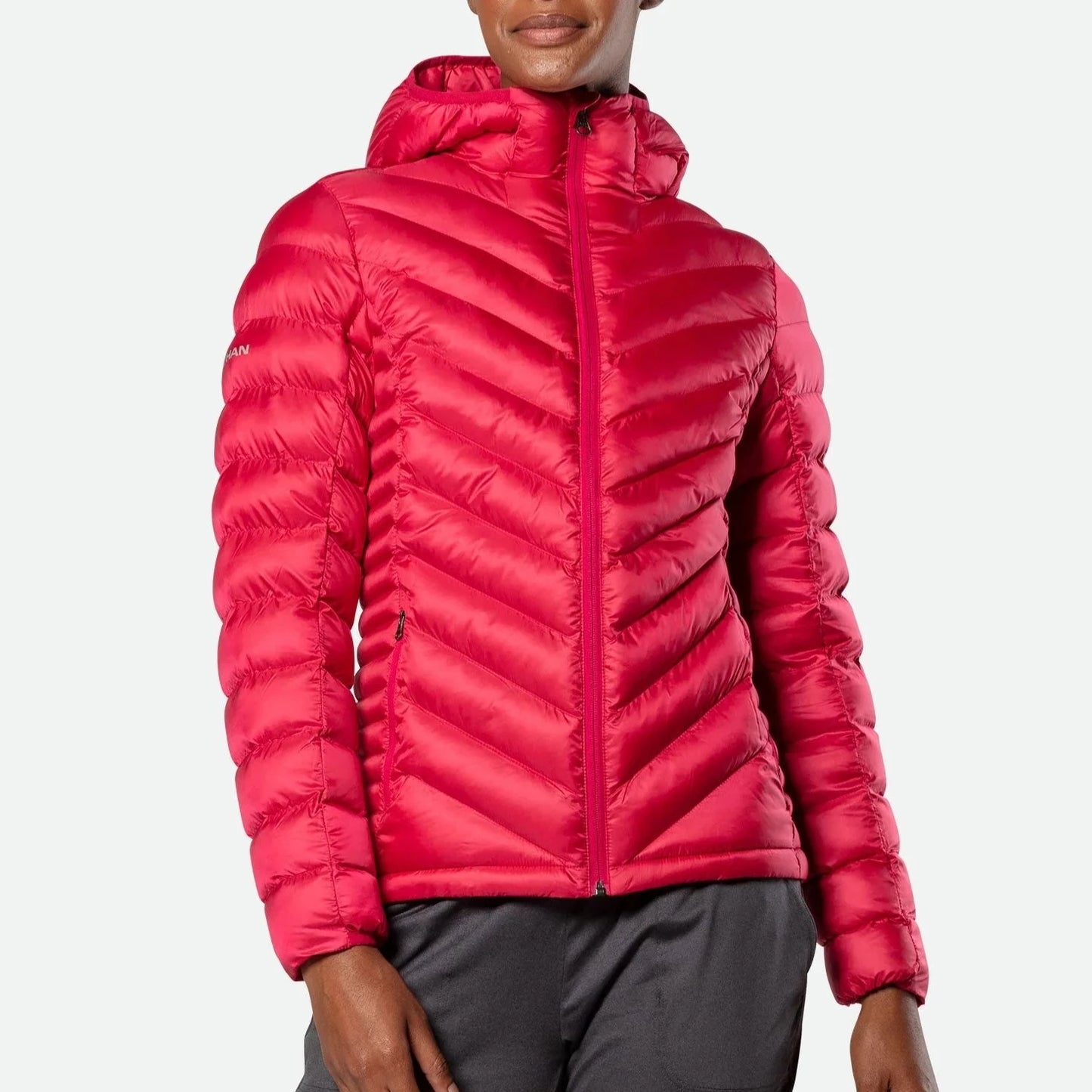 NATHAN Puffer Jacket Pertex Running Women's L Raspberry Wine NS50580-20094-L