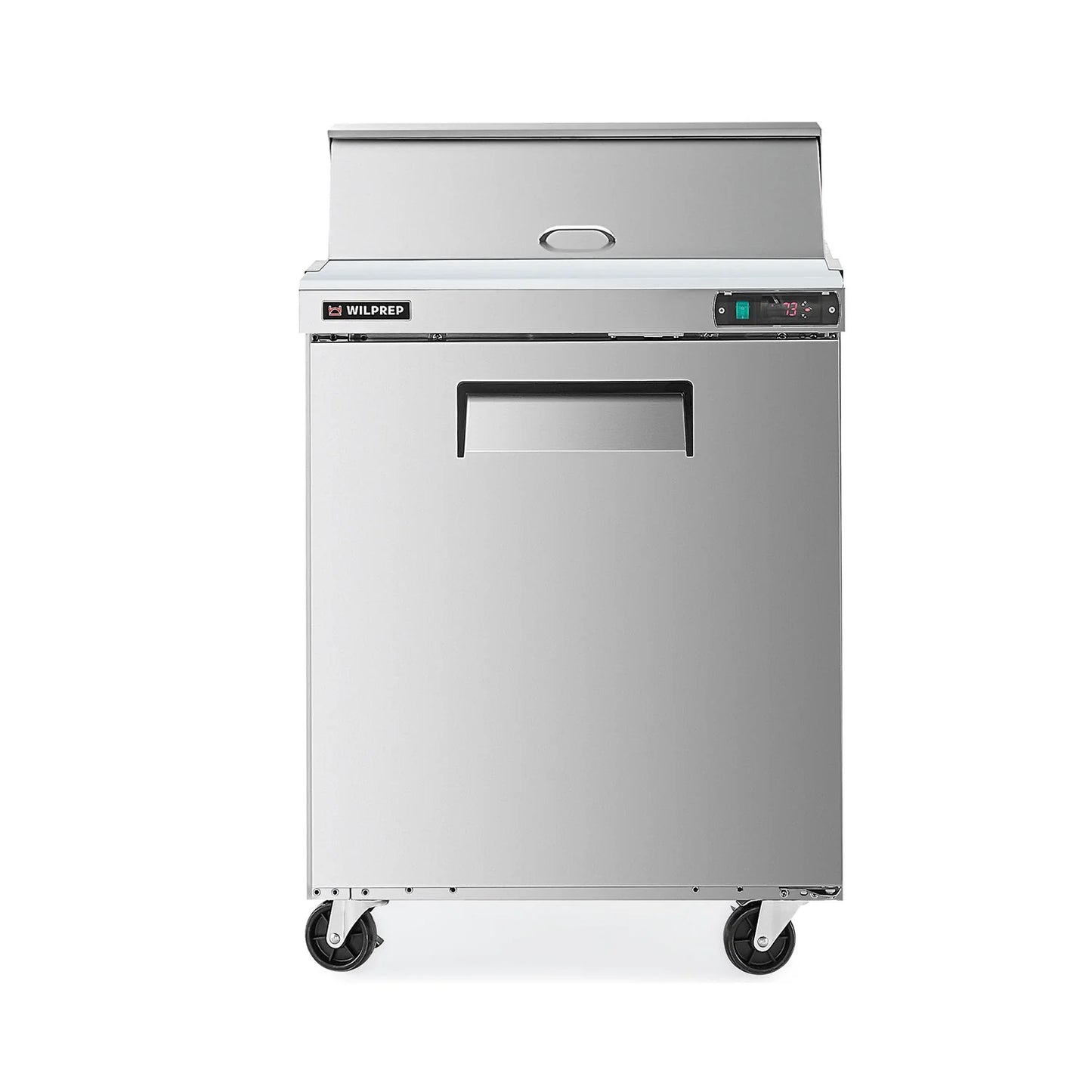 WILPREP 29" Single Door Commercial Salad Prep Table Refrigerator TSSU-29T