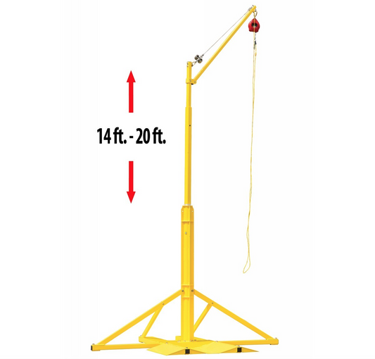 MILLER Overhead Rotational Boom Anchor System 14'-20' Telescoping Yellow SORBSYS by Honeywell