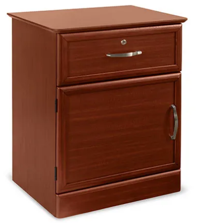 HAMILTONT COLLECTION 1 Drawer/1 Door Nightstand Sz 21″W x 18″D x 26.5″H, Cherry SK091124-F