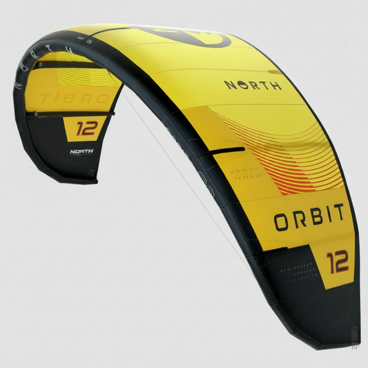 NORTH ACTION SPORTS Orbit Freeride / Big Air Water Surfing Kite 2024 12 Meter Sunset Yellow 85000.240000