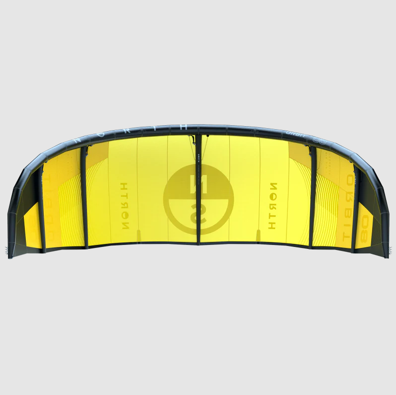 NORTH ACTION SPORTS Orbit Freeride / Big Air Water Surfing Kite 2024 12 Meter Sunset Yellow 85000.240000