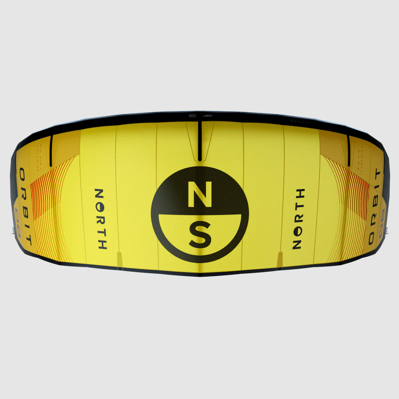 NORTH ACTION SPORTS Orbit Freeride / Big Air Water Surfing Kite 2024 12 Meter Sunset Yellow 85000.240000