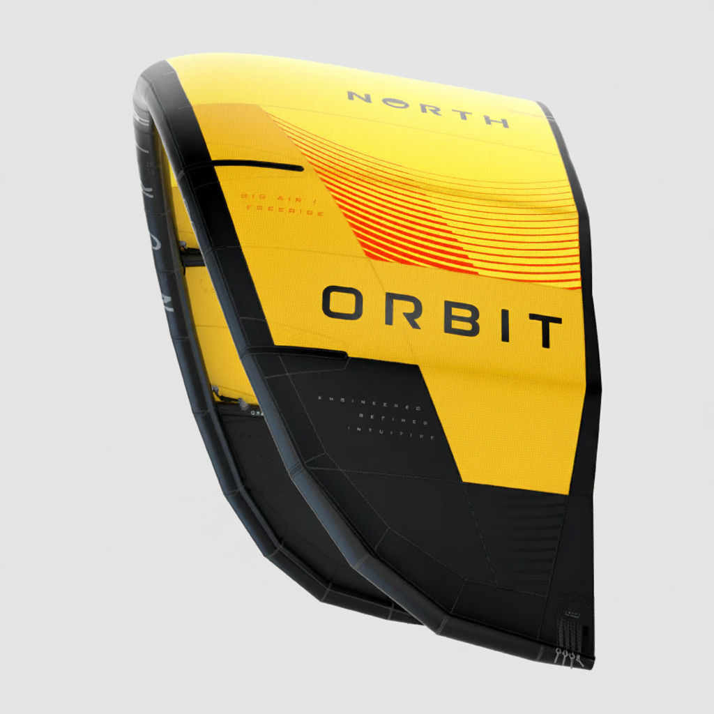 NORTH ACTION SPORTS Orbit Freeride / Big Air Water Surfing Kite 2024 12 Meter Sunset Yellow 85000.240000