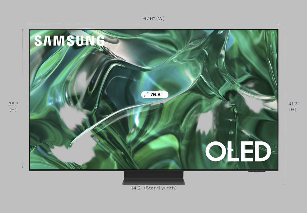 SAMSUNG OLED 4K S95C 77" UHD Smart TV Ultra HD Tizen OS QN77S95CAF (New)