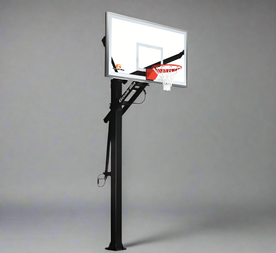 ZA@ GOALRILLA 72" Basketball Hoop Complete Set With Pole Pad, Yard Guard Net, Backboard, Rim, Post, Hardware and Anchor System B5000 6A-75